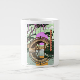 Caneca De Café Grande Koinobori Flui com o Vento