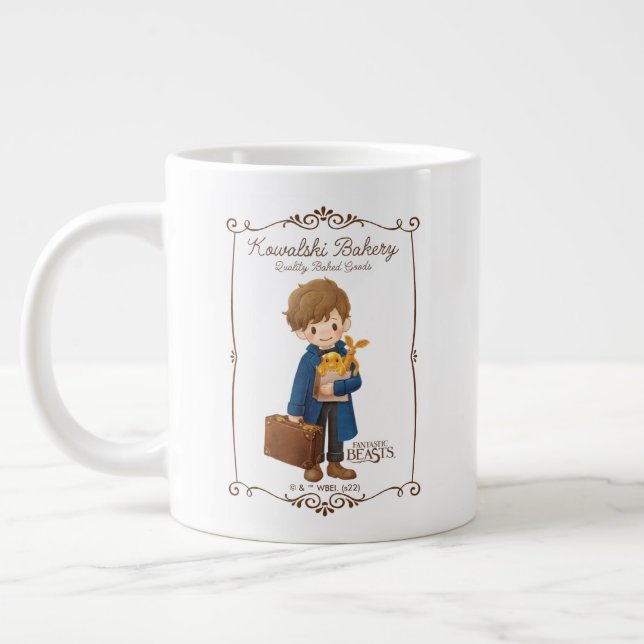 Caneca De Café Grande Kowalski Bakery - Newt Scamander (Esquerda)
