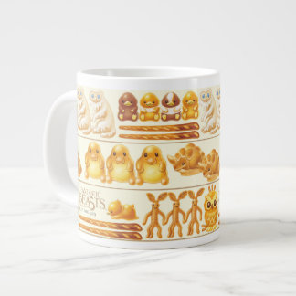 Caneca De Café Grande Kowalski Bakery Rows of Treats Pattern