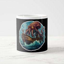 Caneca De Café Grande Kraken