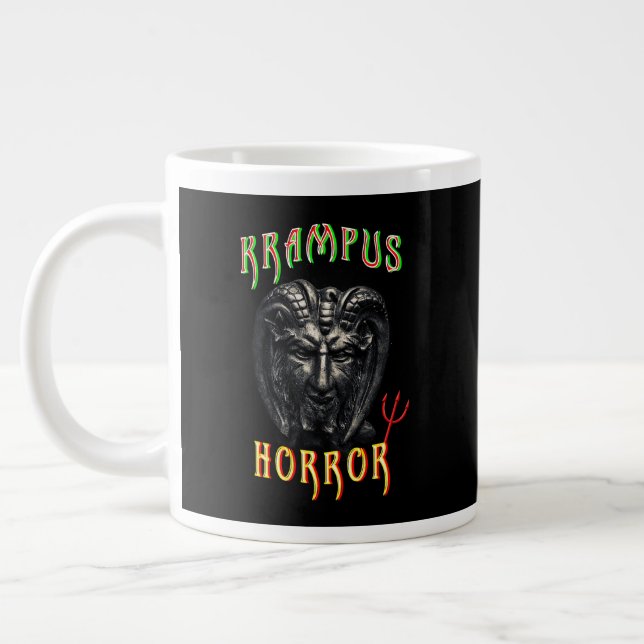 Caneca De Café Grande Krampus Horror (Esquerda)