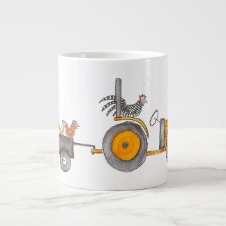 Caneca De Café Grande Kubota E Hens