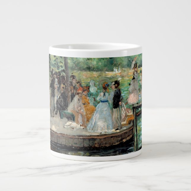 Caneca De Café Grande La Grenouillère Auguste Renoir (Frente)