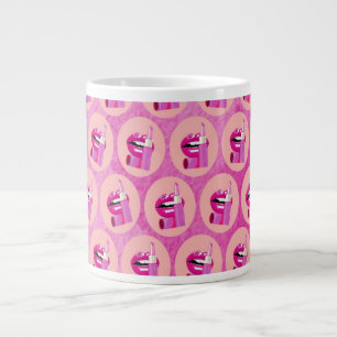 Caneca De Café Grande Lábios