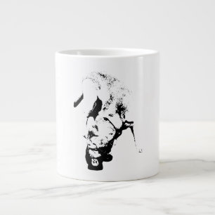 Caneca De Café Grande Laboratório de Vitória - Plush de Troféus Capturad