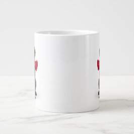 Caneca De Café Grande Labrador Love