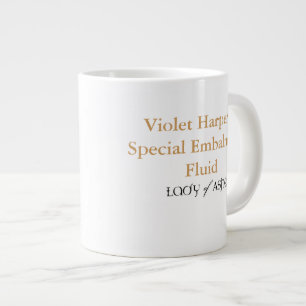Caneca De Café Grande Lady Ashes Jumbo Mug - Fluido Embalador