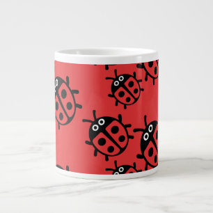Caneca De Café Grande ladybird E Ladybug