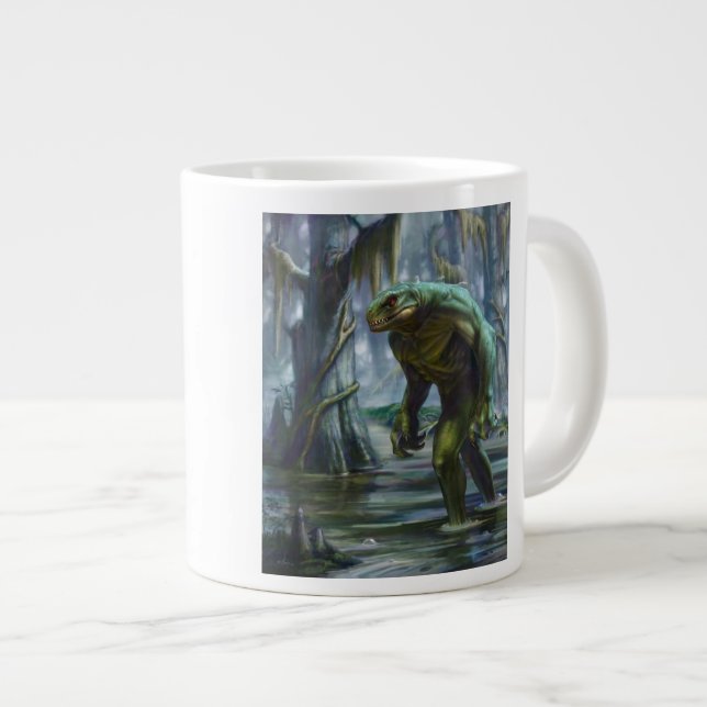 Caneca De Café Grande Lagarto do pântano Scape Ore (Frente Esquerda)