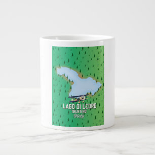 Caneca De Café Grande Lago di Ledro Terento Itália.