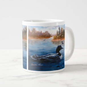 Caneca De Café Grande Lago Loon