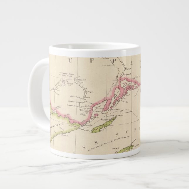 Caneca De Café Grande Lago Superior (Frente Esquerda)
