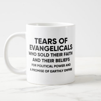 CANECA DE CAFÉ GRANDE LÁGRIMAS DE EVANGELICAIS