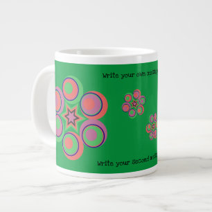 Caneca De Café Grande Lâmina Verde Grande