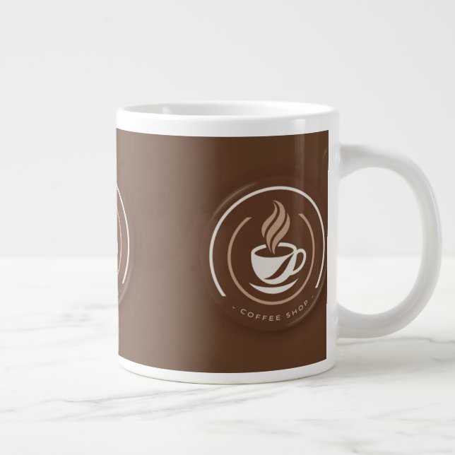 Caneca De Café Grande Lâmpadas e Copas (Direita)