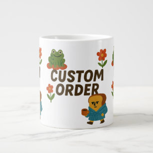 Caneca De Café Grande Lâmpadas e Copas