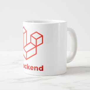 Caneca De Café Grande Laravel de back-end