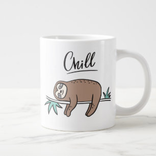 Caneca De Café Grande Largura diz frio