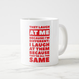Caneca De Café Grande Laugh Jumbo Mug