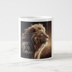 Caneca De Café Grande Leão de capuz de Zion