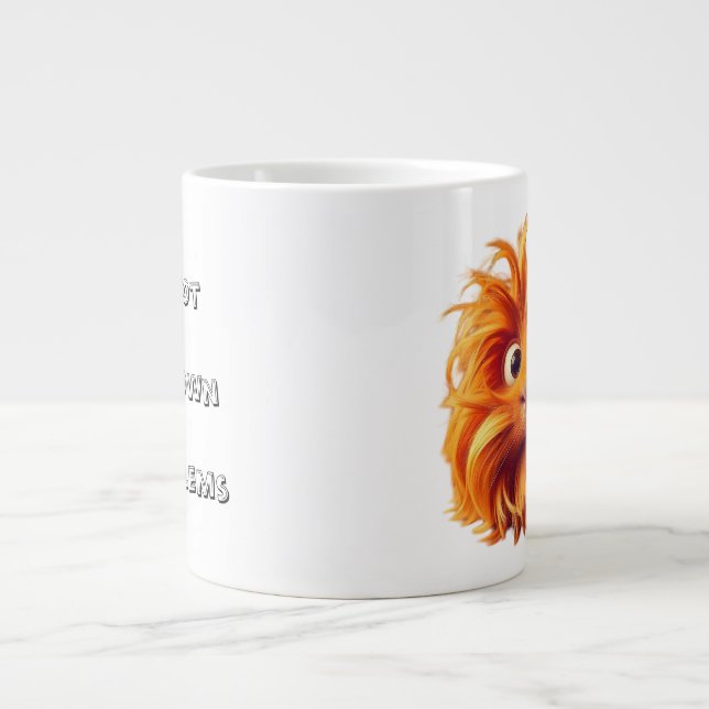 Caneca De Café Grande Lefties Only – Dein Kaffee, deine Probleme! (Frente)