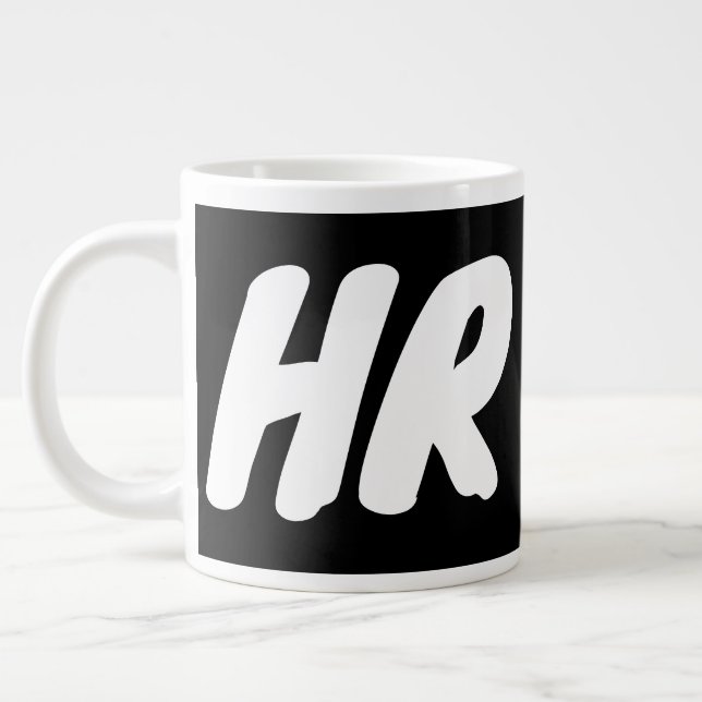 Caneca De Café Grande Legal HR - Departamento de Recursos Humanos - Mug (Esquerda)