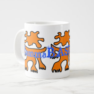 Caneca De Café Grande Legal MammaBASIL Design Jumbo Mug!