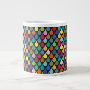 Caneca De Café Grande Legal padrão de escala animal colorida