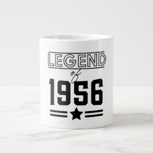 Caneca De Café Grande Legenda da Vintage de 1956