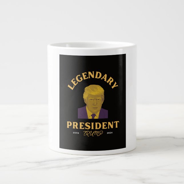 Caneca De Café Grande Legendário Presidente Specialty Mug (Frente)