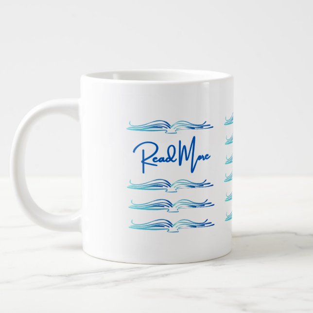 Caneca De Café Grande Leia Mais (Esquerda)