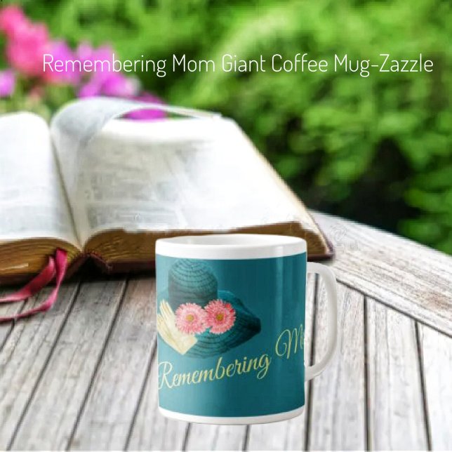 Caneca De Café Grande Lembrando da mamãe (Criador carregado)