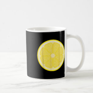 Caneca De Café Grande Lemon Fatiado Fita Fácil Fruta no Halloween