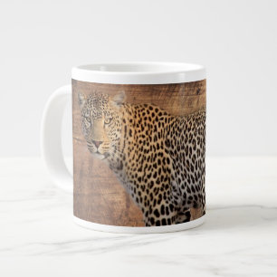 Caneca De Café Grande Leopardo