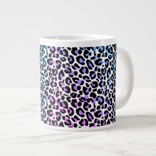 Caneca De Café Grande Leopardo - Impressão Jumbo Mug