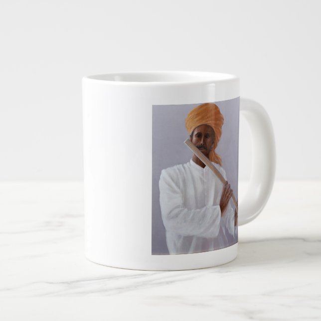 Caneca De Café Grande Letra (Frente Esquerda)