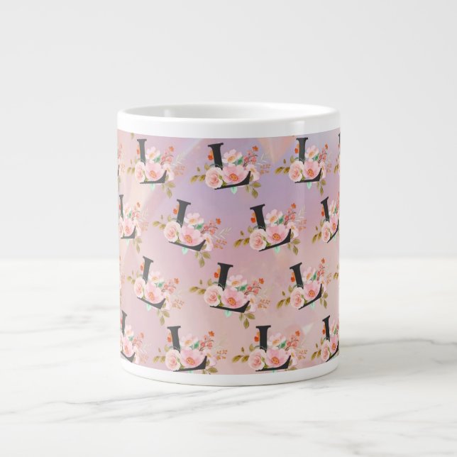 Caneca De Café Grande Letra L (Frente)