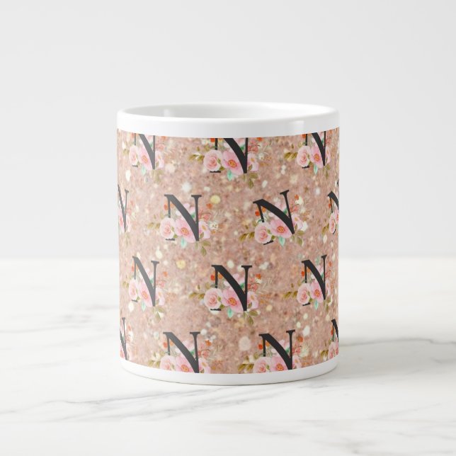 Caneca De Café Grande Letra N (Frente)