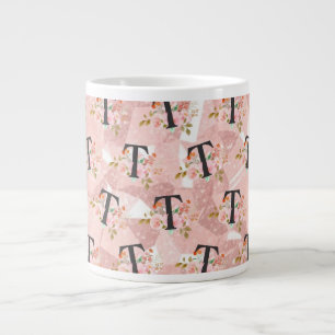 Caneca De Café Grande Letra T