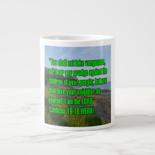 Caneca De Café Grande Leviticus 19:18 WEBU