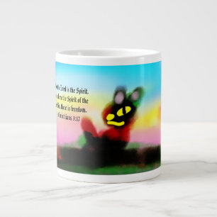 Caneca De Café Grande liberdade de Jesus