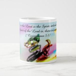 Caneca De Café Grande liberdade de Jesus
