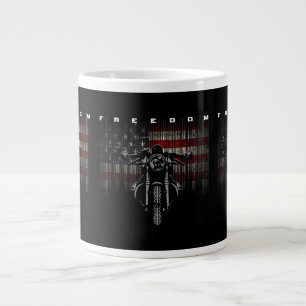 Caneca De Café Grande Liberdade para motocicleta americana
