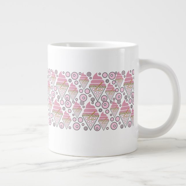 Caneca De Café Grande Licorice Mug, Sorvete irresistível - Adiela Akoo (Direita)