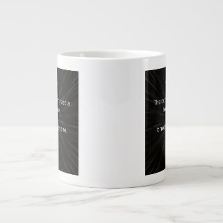 Caneca De Café Grande Liderança é Clareza, Não Volume