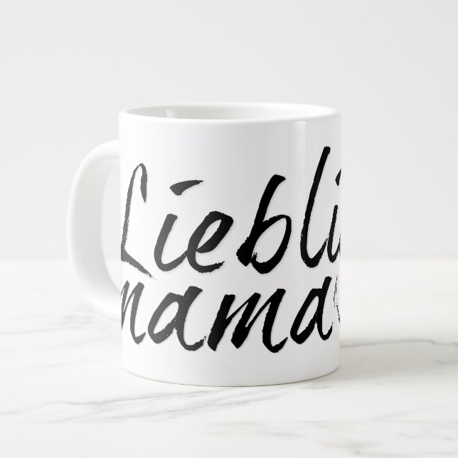 Caneca De Café Grande Lieblingsmama (Frente Esquerda)