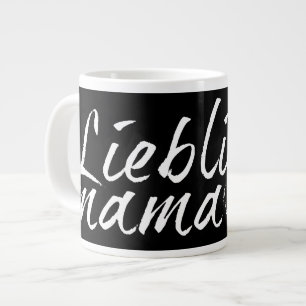 Caneca De Café Grande Lieblingsmama - branco 00001