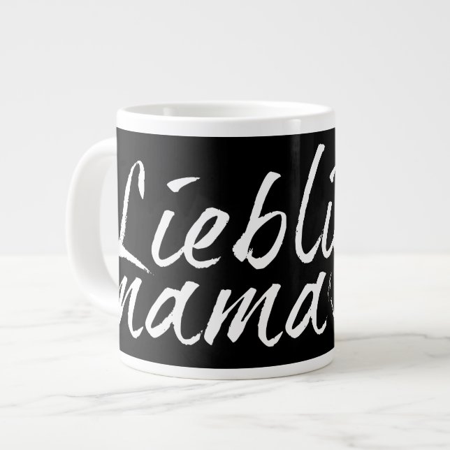 Caneca De Café Grande Lieblingsmama - branco 00001 (Frente Esquerda)