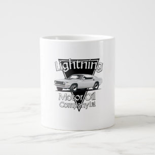 Caneca De Café Grande Lightning Motor Oil Company Ltd.