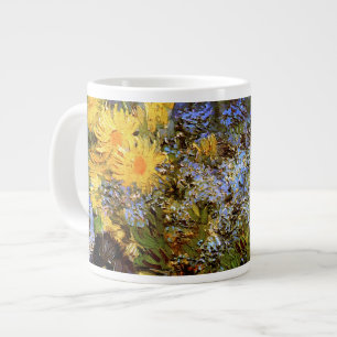 Caneca De Café Grande Lilacs Daisies & Anemones Van Gogh Fine Art